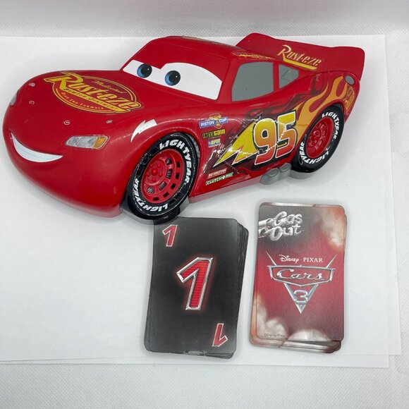 Disney Cars Lightning McQueen Gas Out Electronic Card Game - Picture 1 of 4